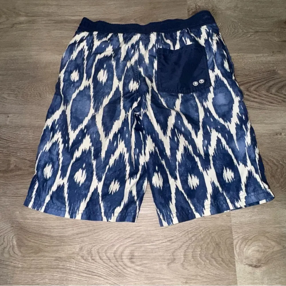 Crazy 8 Navy and White Swimsuit Board Shorts